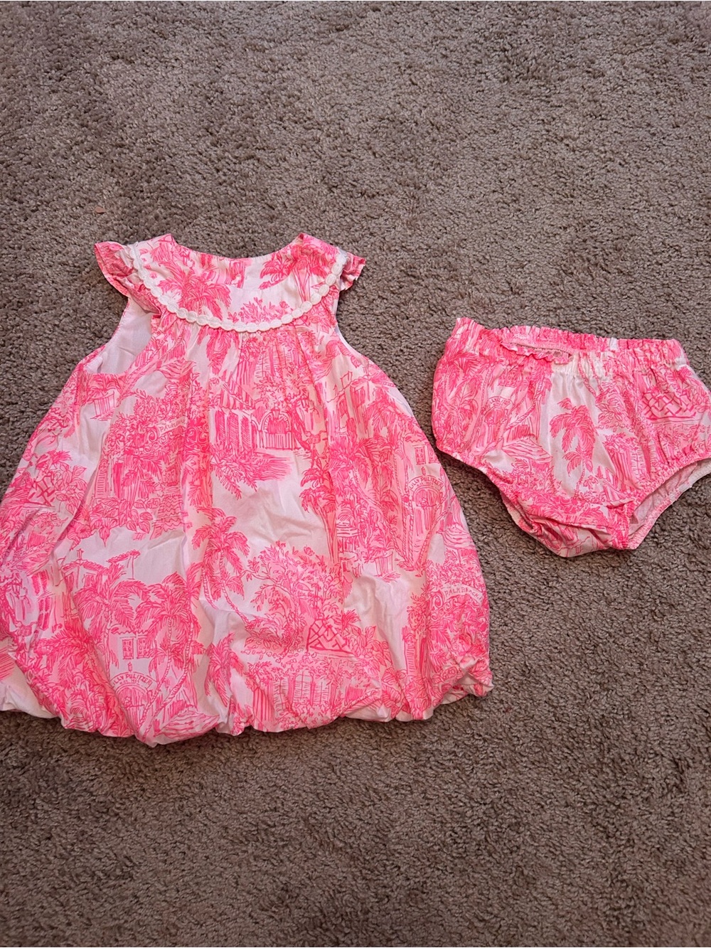 Lilly Pulitzer 18-24 month Baby Bubble Dress with Bloomers